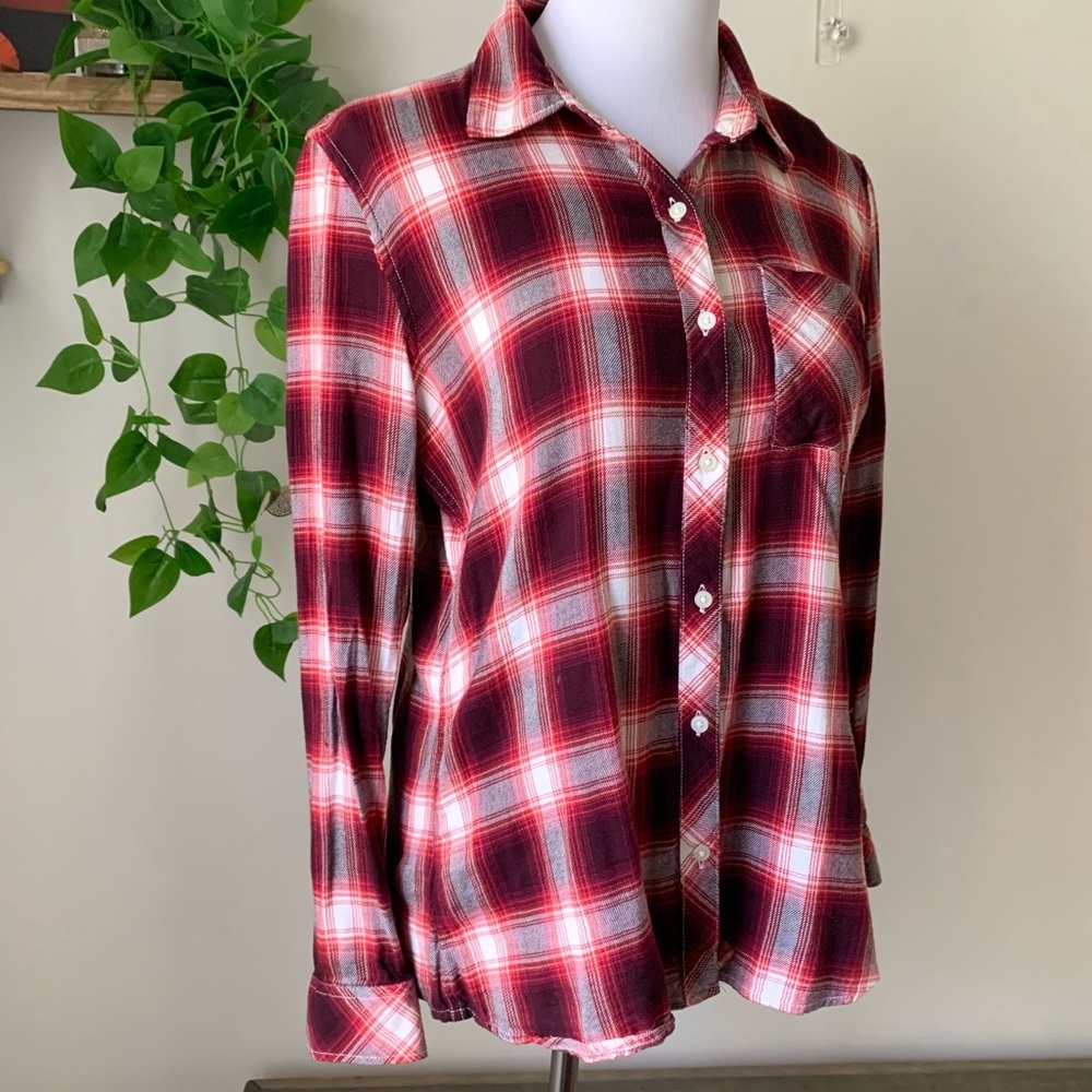 Gap Plaid Button Down - image 3